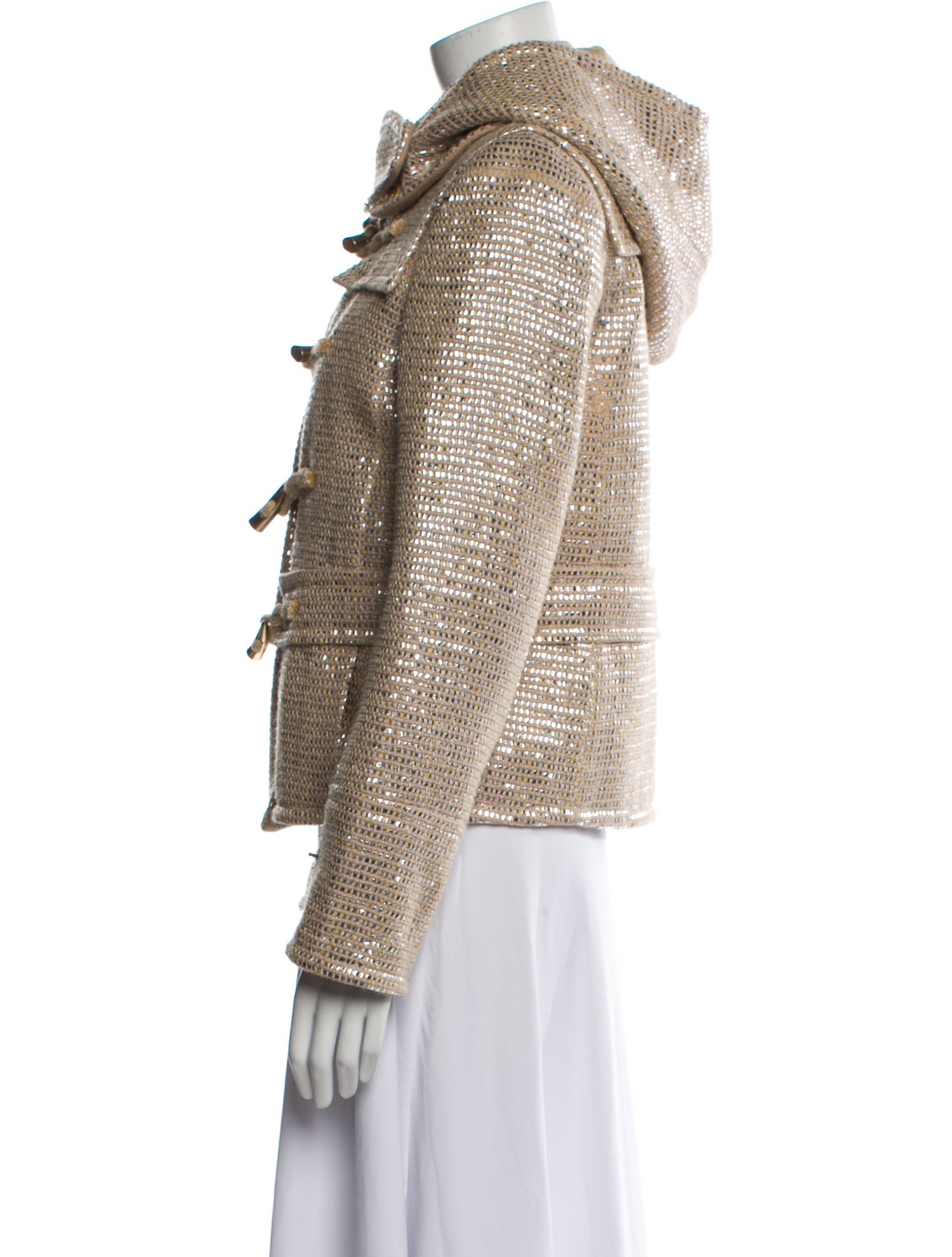 Emilio Pucci Virgin Wool Tweed Pattern Evening Jacket