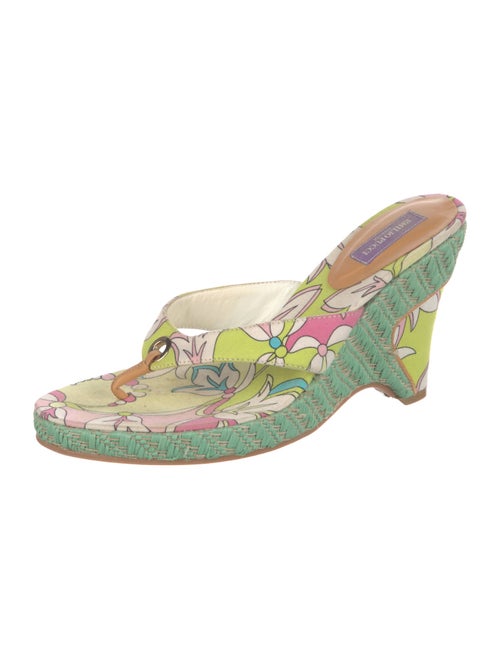 Emilio Pucci Printed Espadrilles