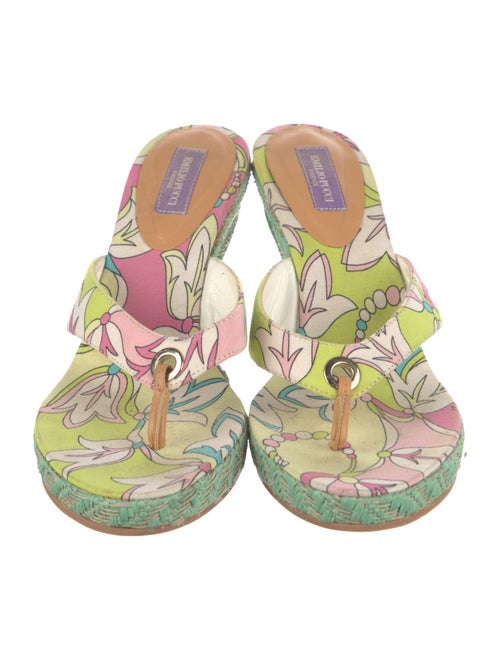 Emilio Pucci Printed Espadrilles