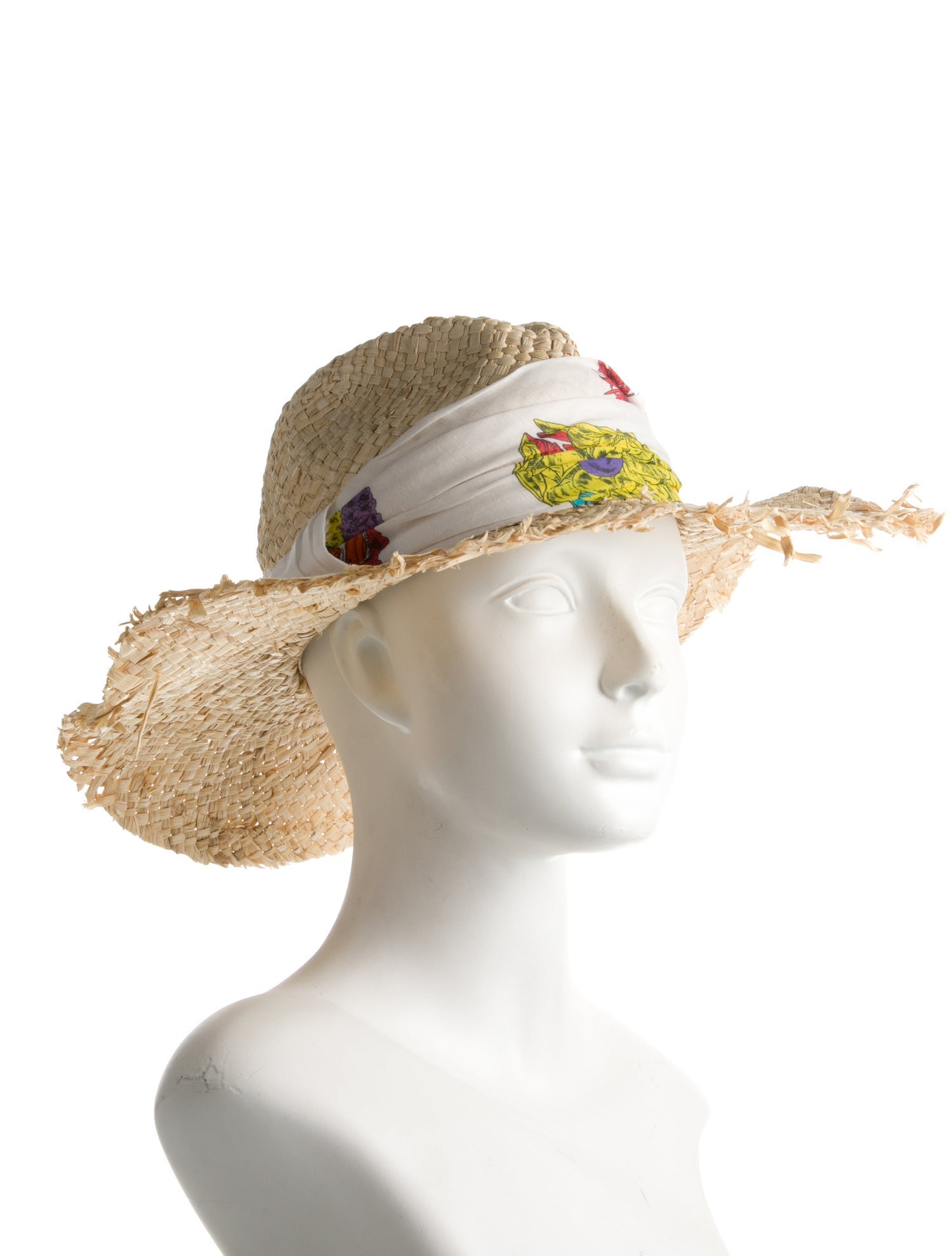 Emilio Pucci Straw Sun Hat