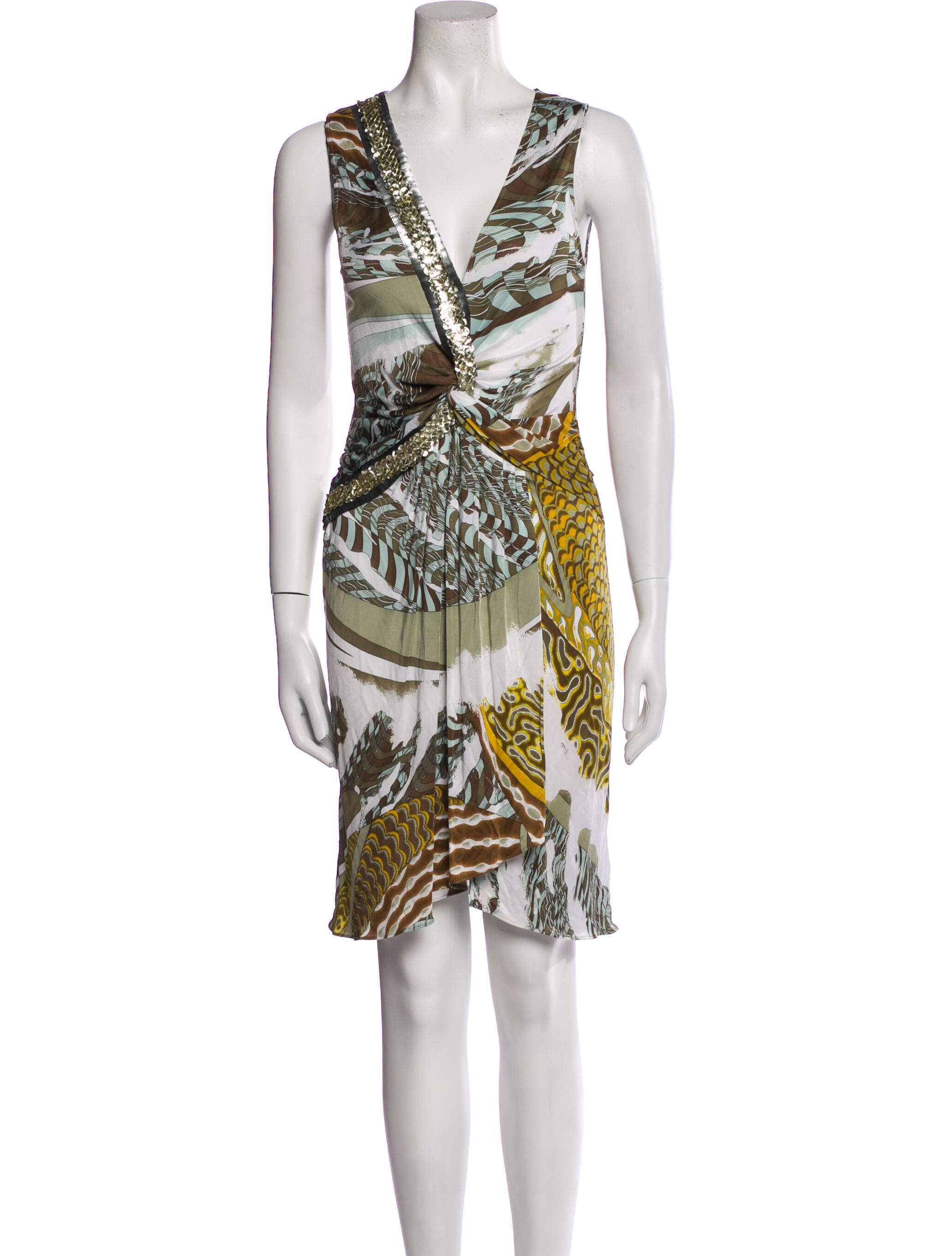 Emilio Pucci Printed V-Neck Tunic