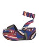 Emilio Pucci Printed Slingback Sandals
