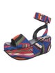 Emilio Pucci Printed Slingback Sandals