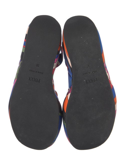 Emilio Pucci Printed Slingback Sandals