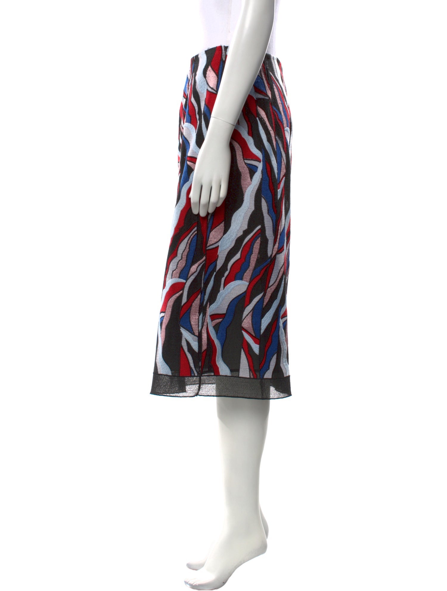 Emilio Pucci Printed Knee-Length Skirt