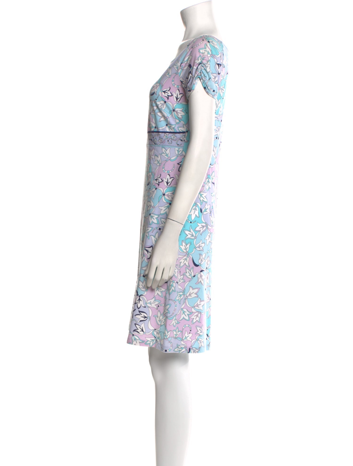 Emilio Pucci Floral Print Mini Dress