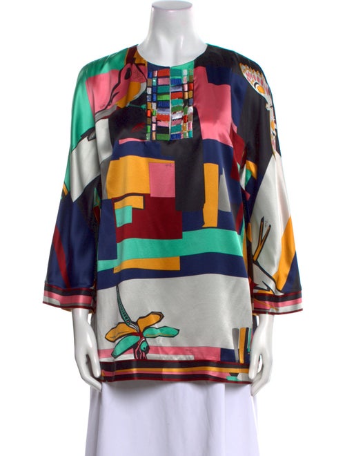 Emilio Pucci Silk Printed Tunic