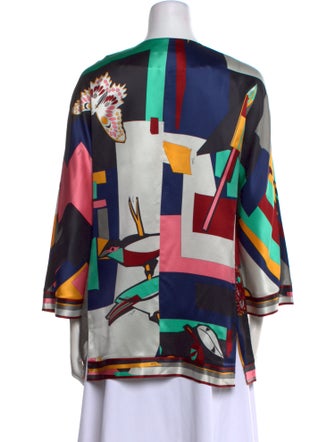 Emilio Pucci Silk Printed Tunic