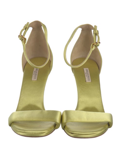 Emilio Pucci Satin Sandals