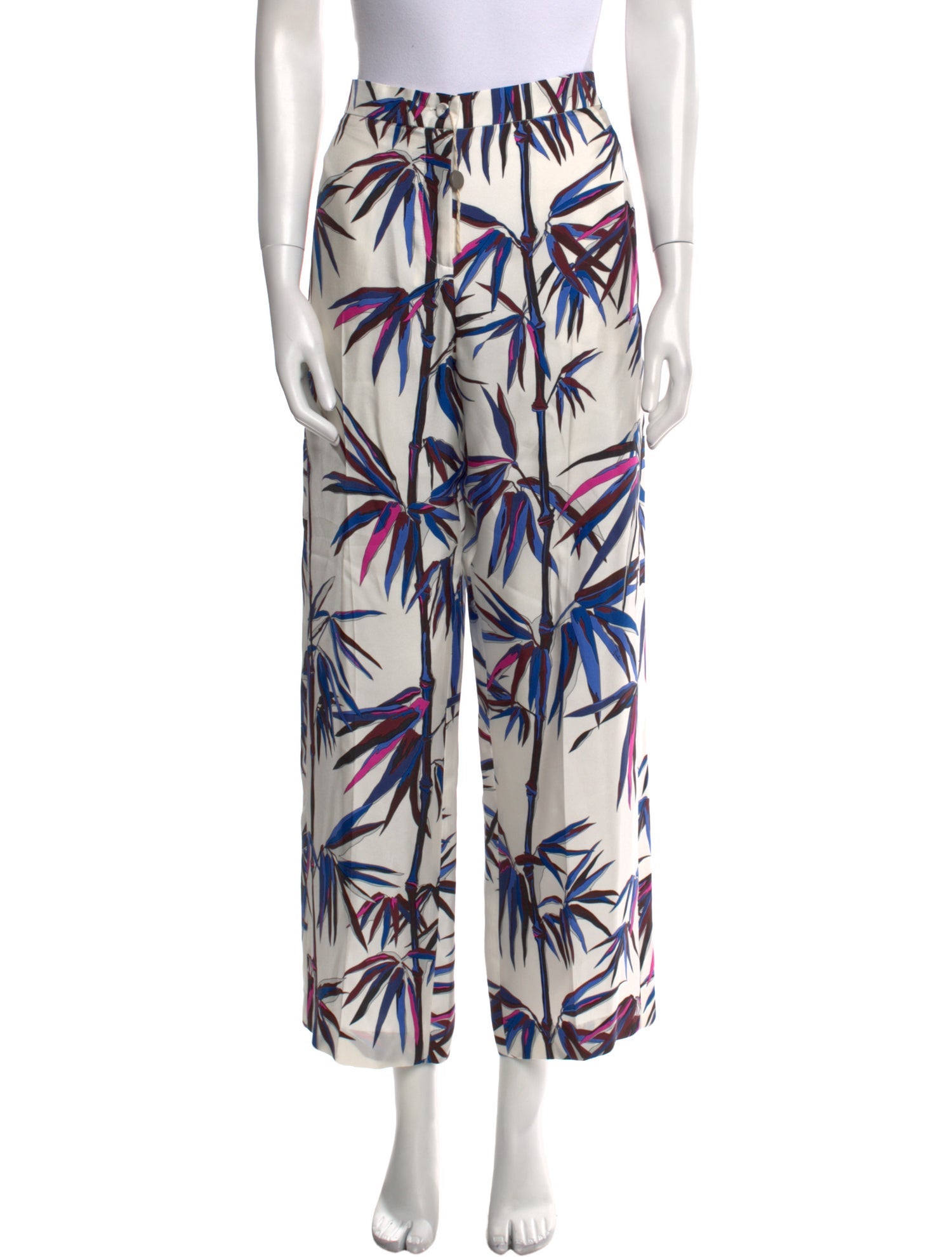 Emilio Pucci Silk Wide Leg Pants w/ Tags
