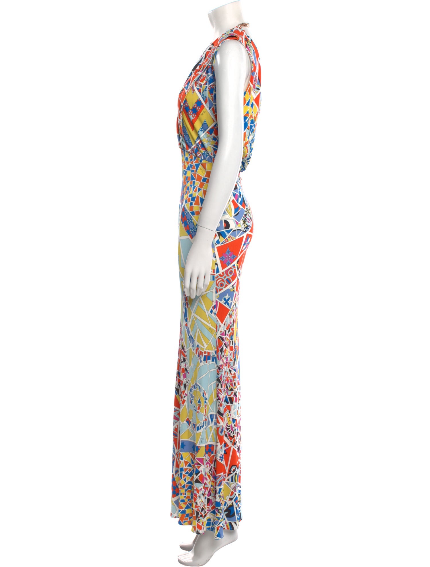 Emilio Pucci Printed Long Dress