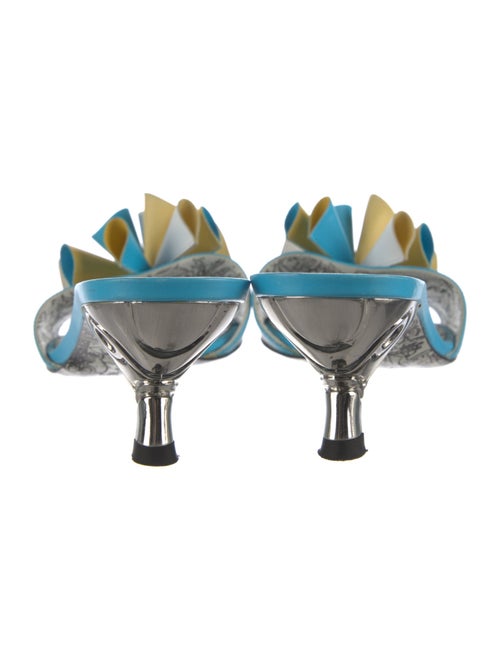 Emilio Pucci Leather Printed Slides