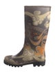 Emilio Pucci Rubber Printed Rain Boots