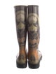 Emilio Pucci Rubber Printed Rain Boots