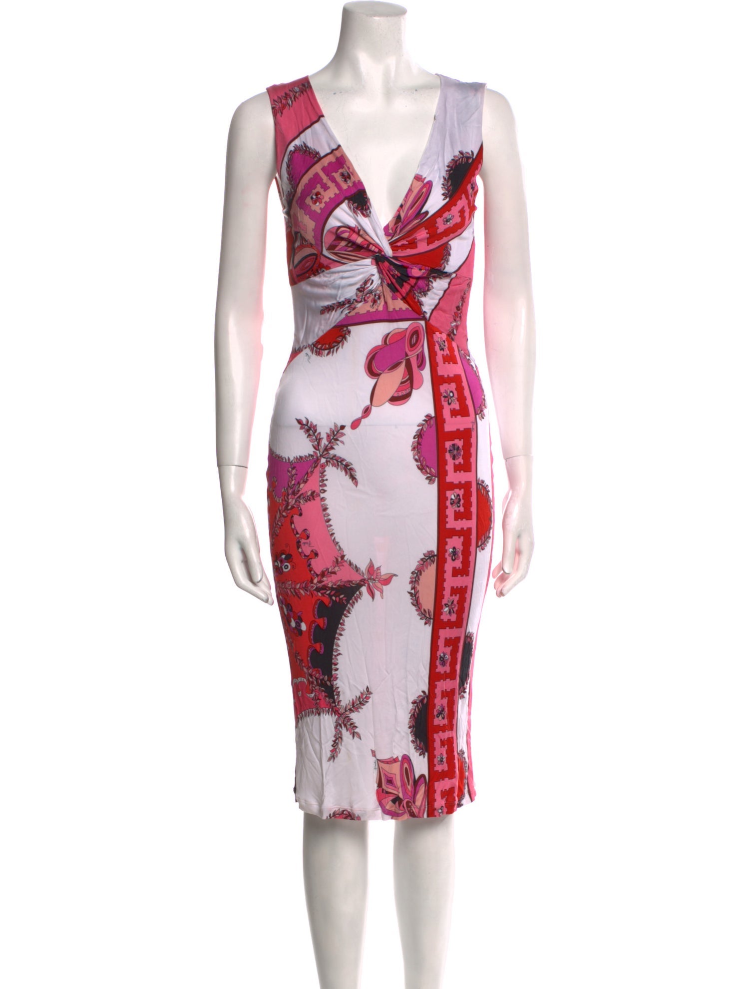 Emilio Pucci Printed Midi Length Dress