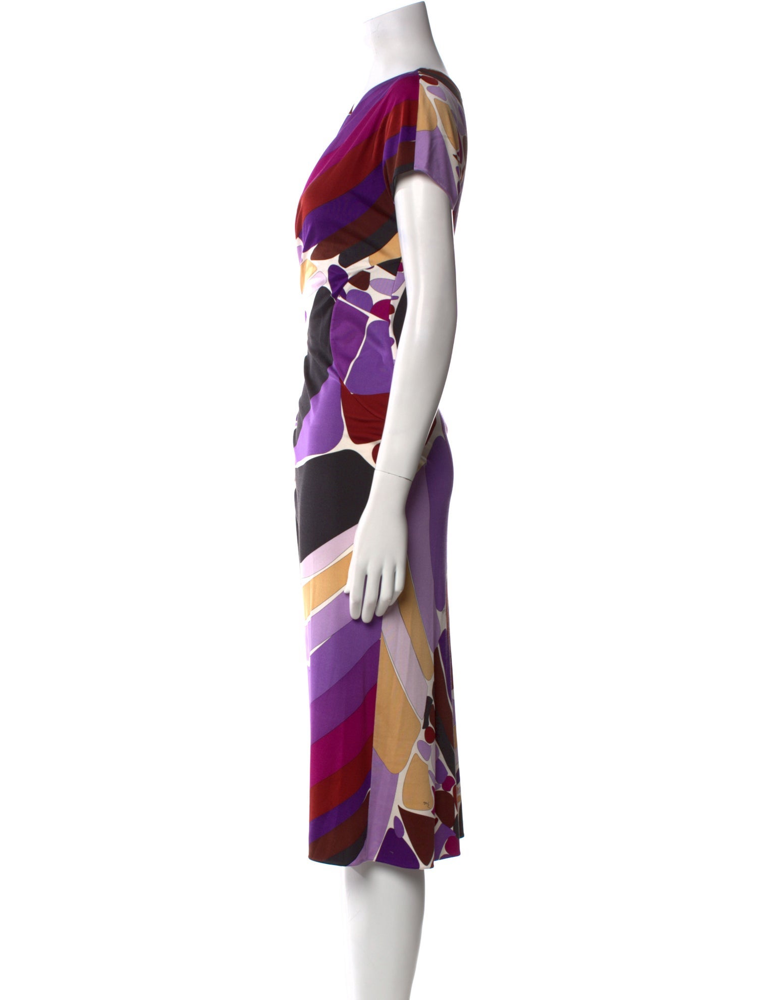 Emilio Pucci Silk Midi Length Dress