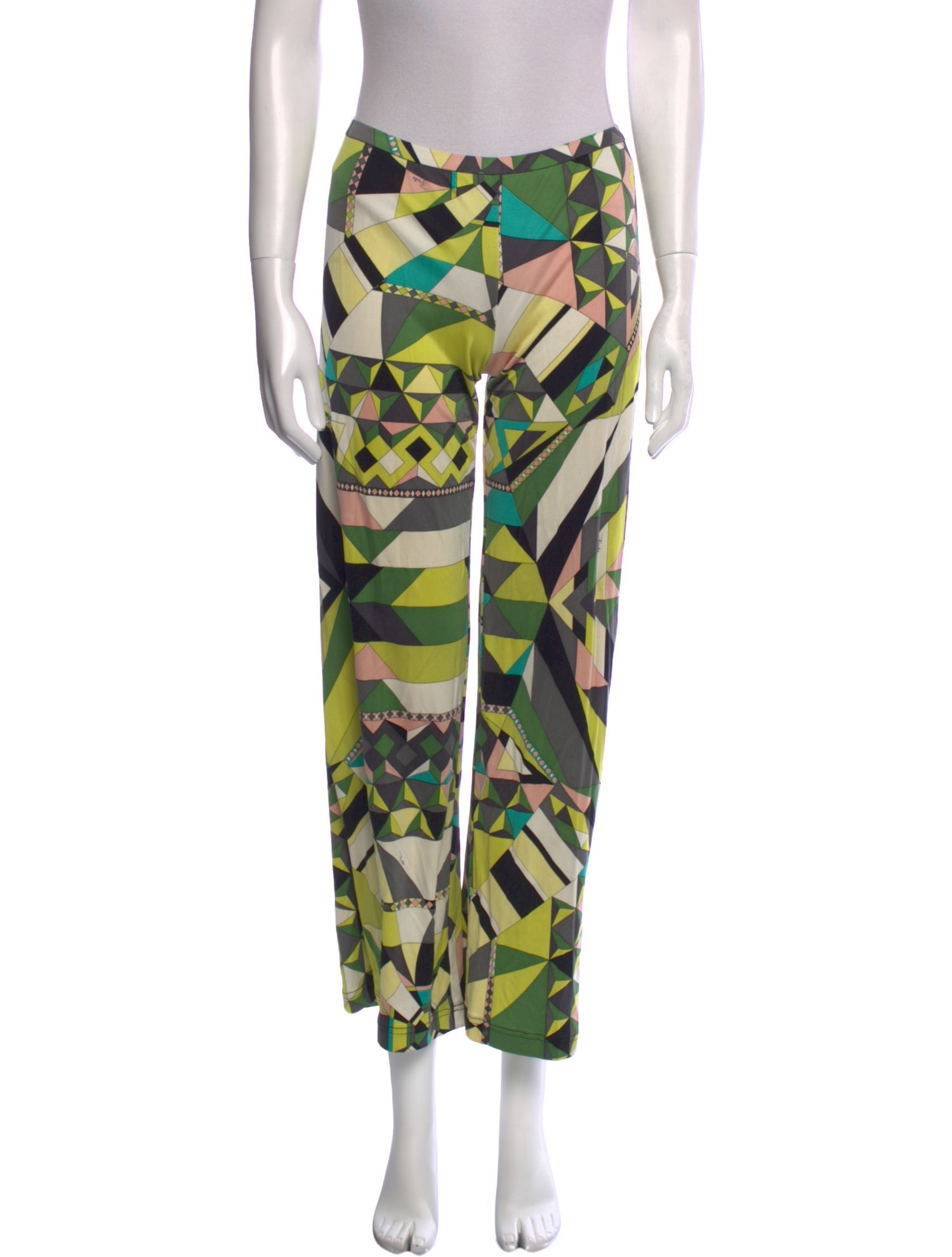 Emilio Pucci Printed Wide Leg Pants