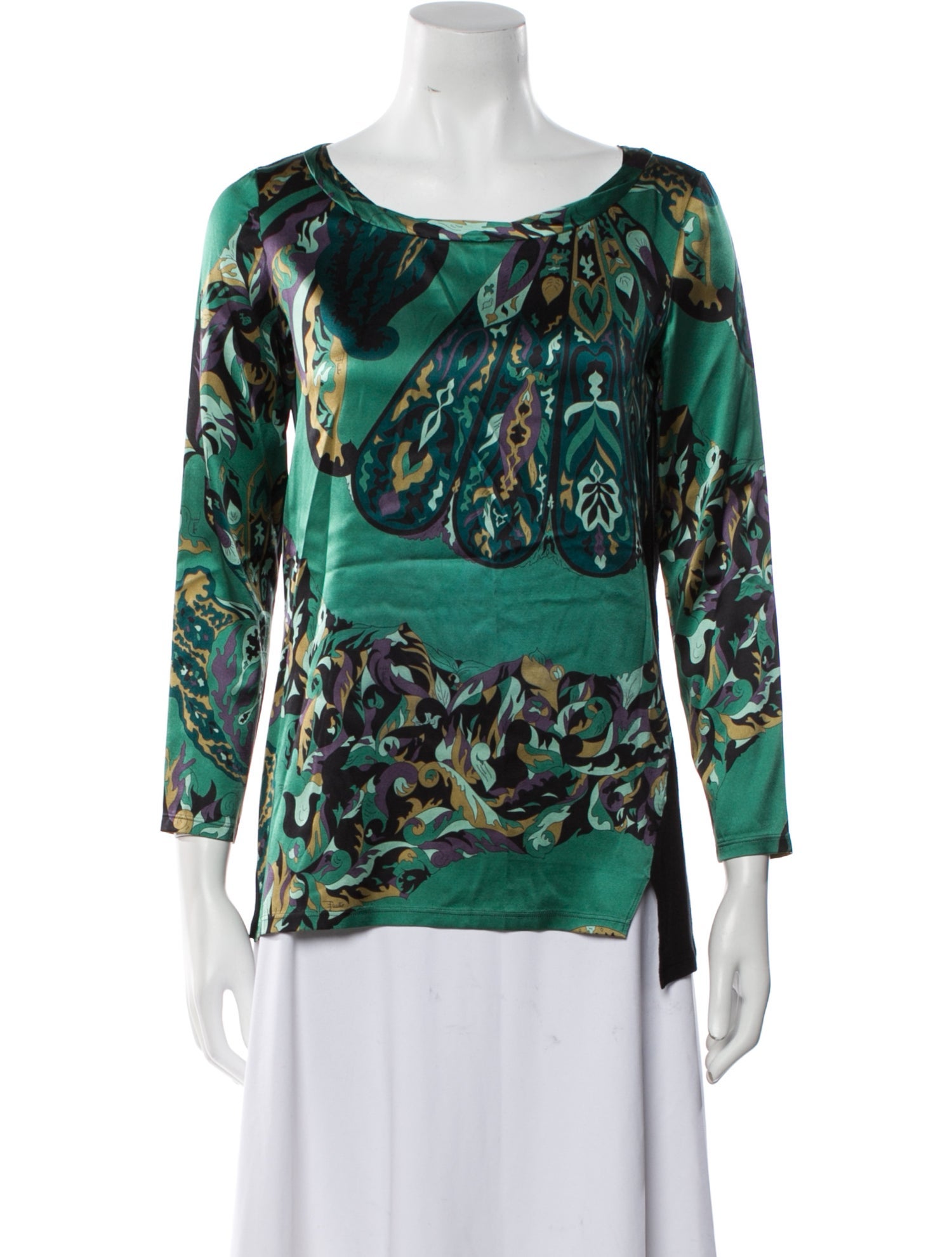 Emilio Pucci Silk Printed Blouse
