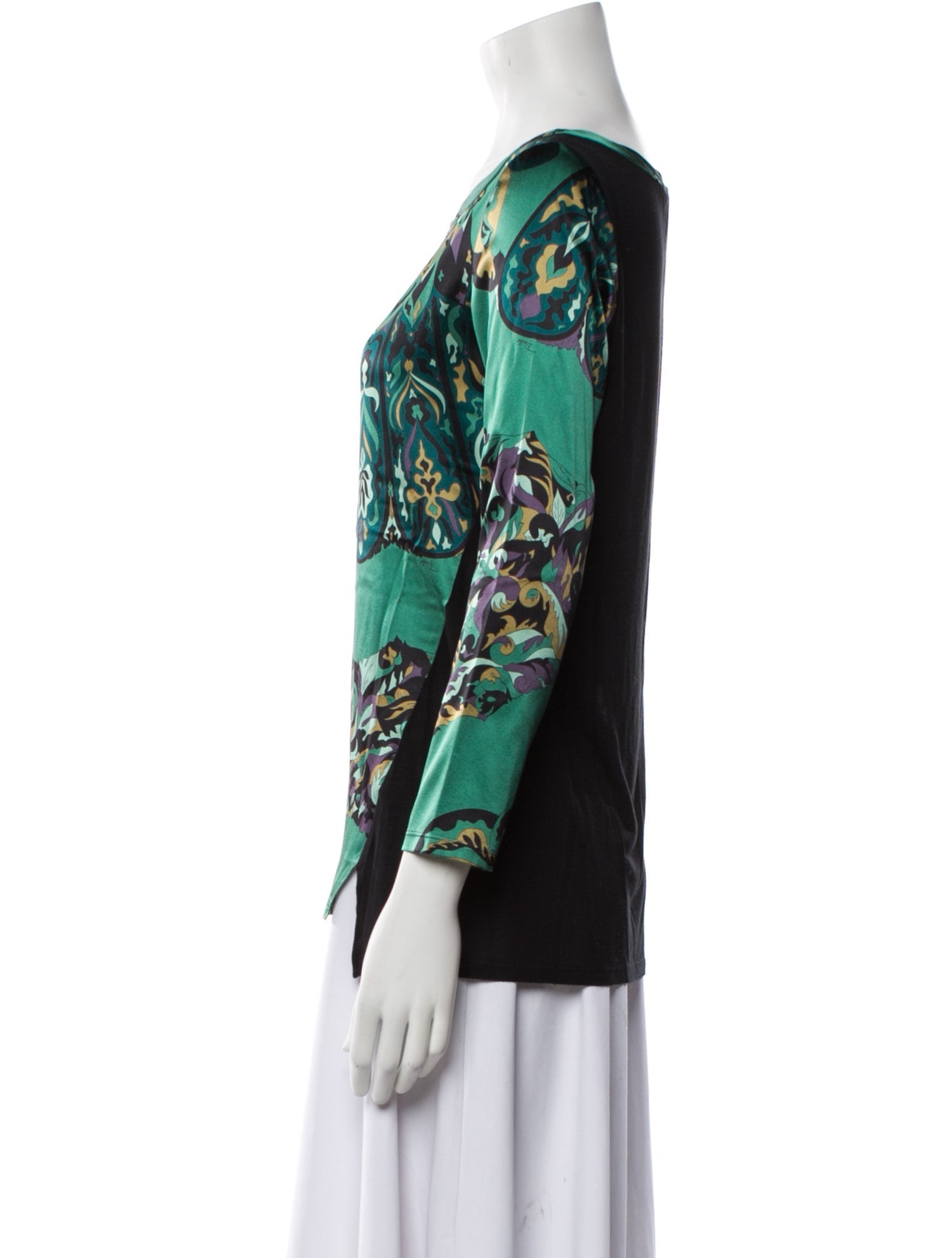 Emilio Pucci Silk Printed Blouse
