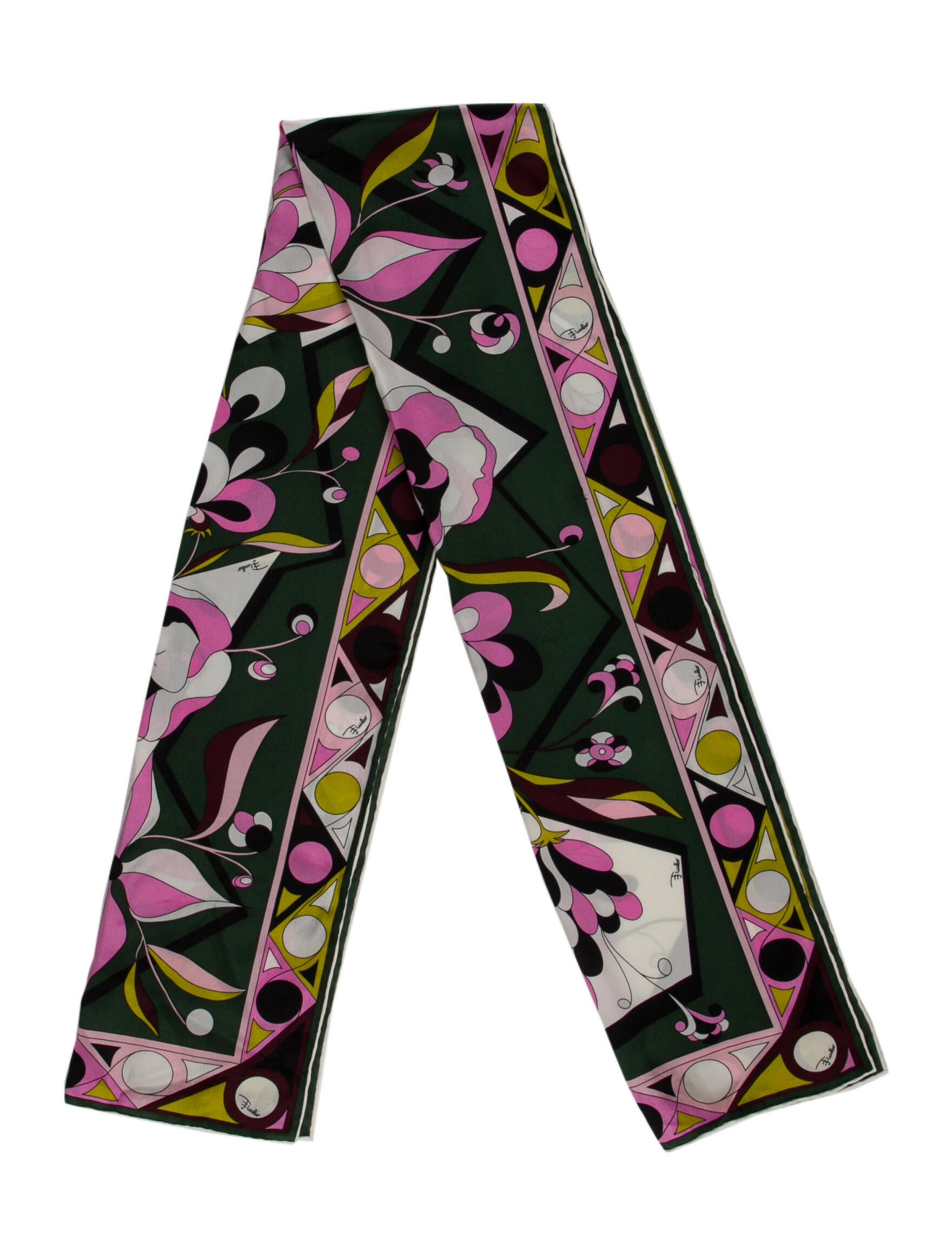 Emilio Pucci Silk Printed Scarf