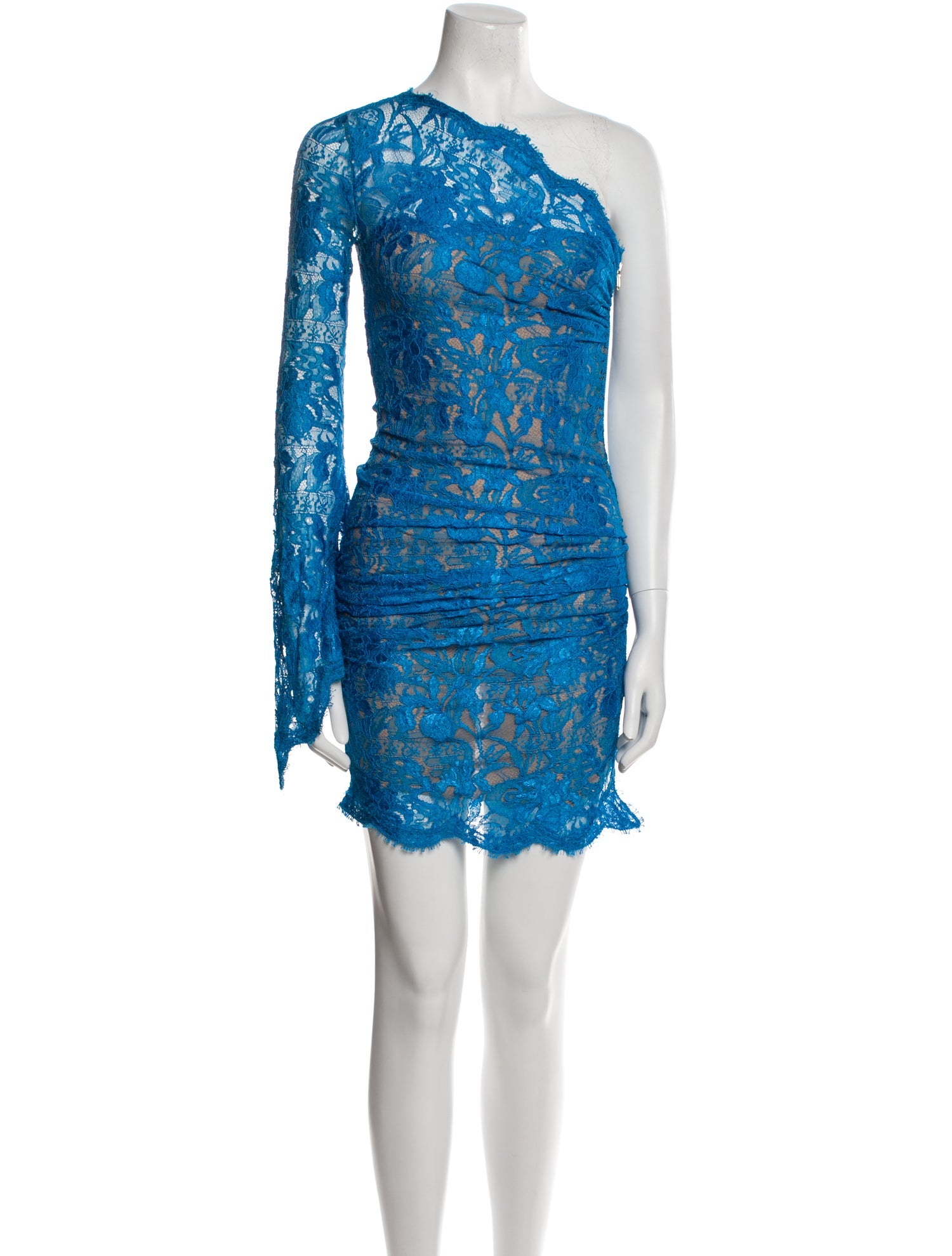 Emilio Pucci Lace Pattern Mini Dress