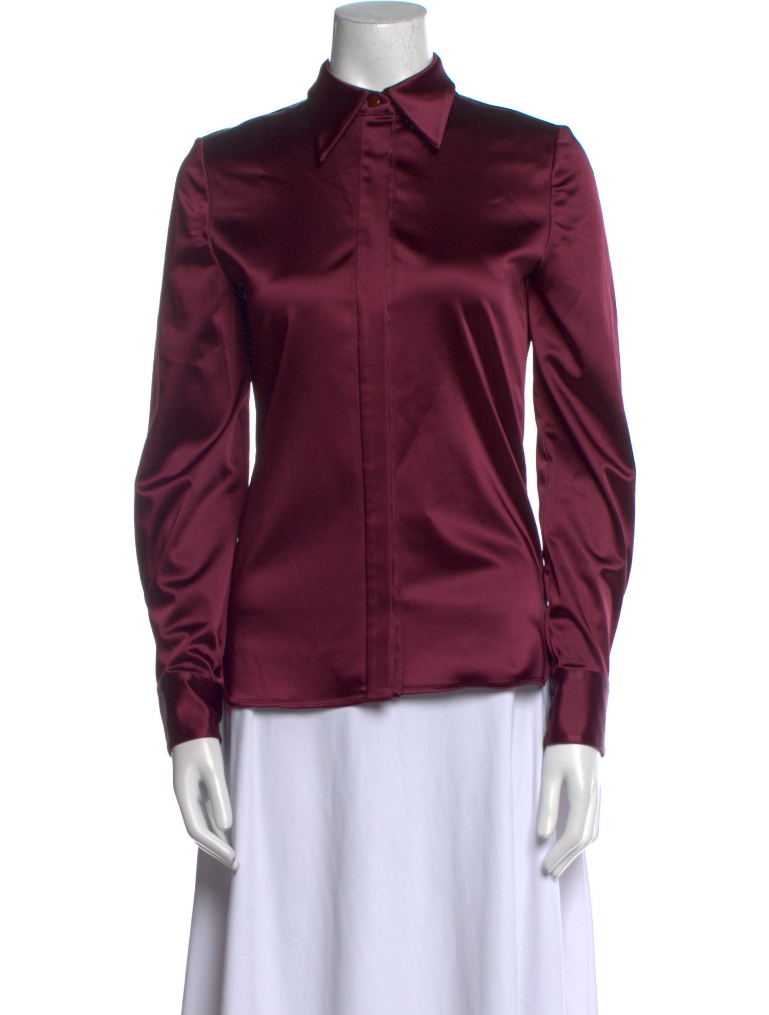 Emilio Pucci Long Sleeve Button-Up Top