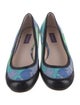 Emilio Pucci Canvas Printed Ballet Flats