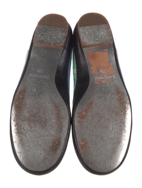 Emilio Pucci Canvas Printed Ballet Flats