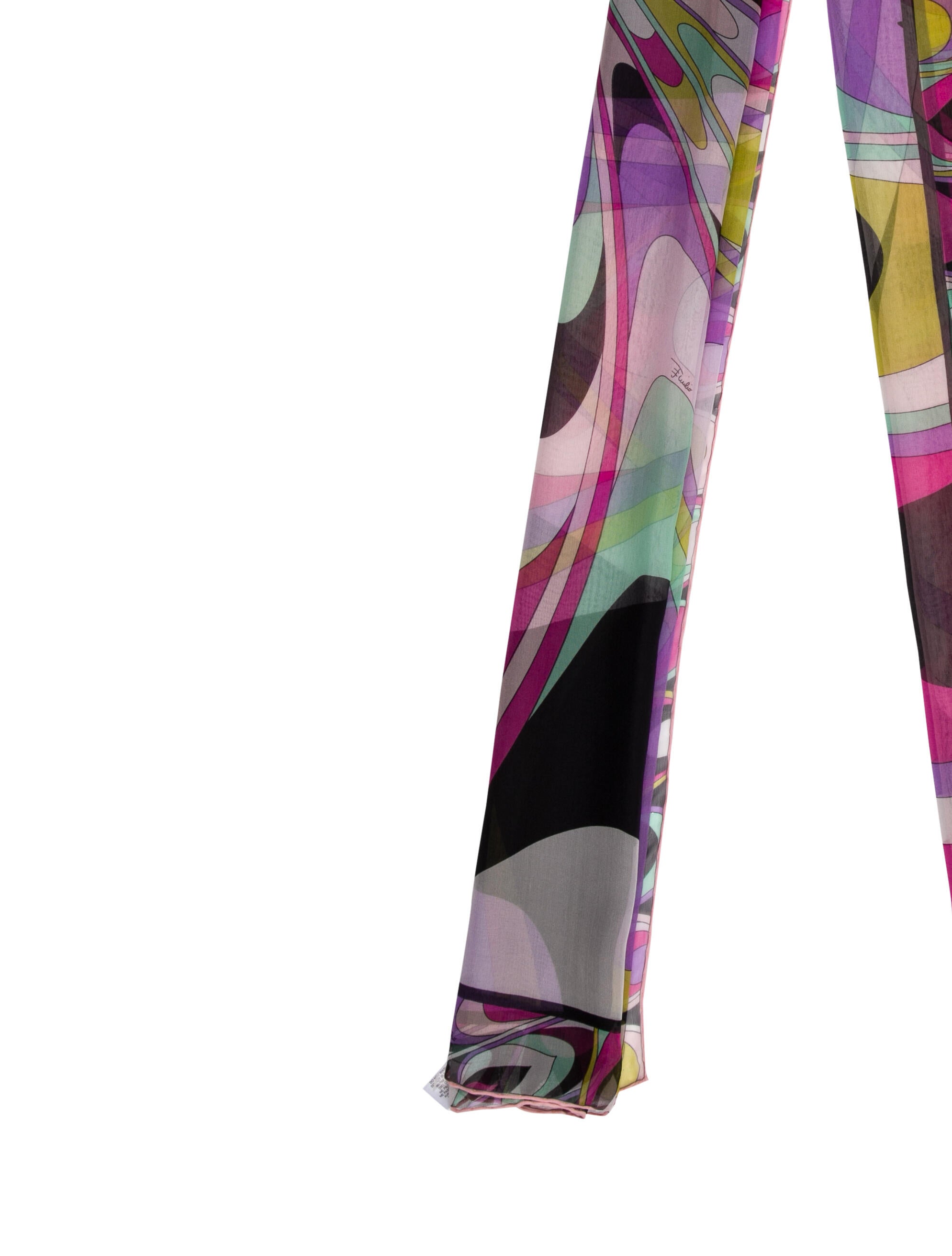 Emilio Pucci Silk Printed Scarf w/ Tags