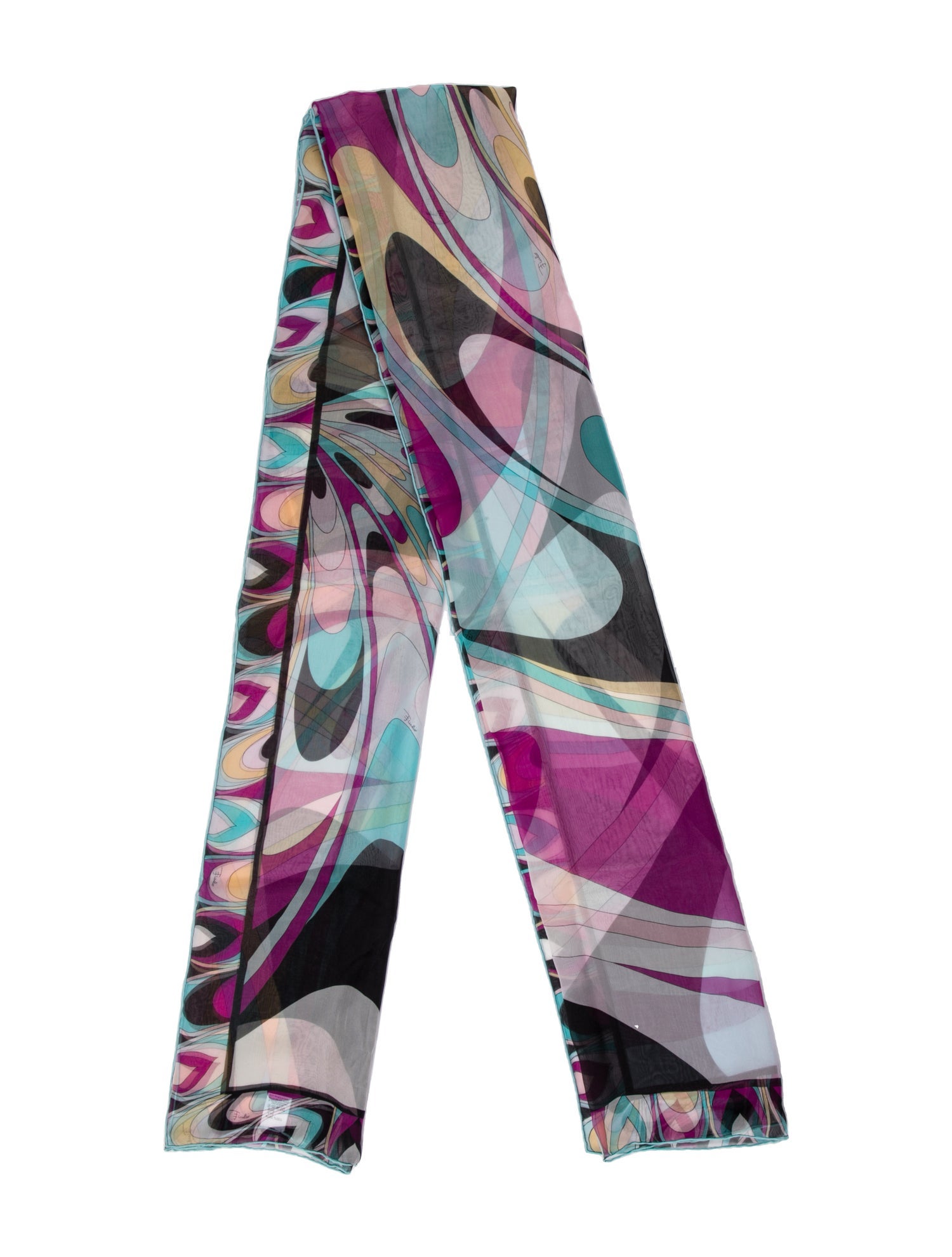 Emilio Pucci Silk Printed Scarf