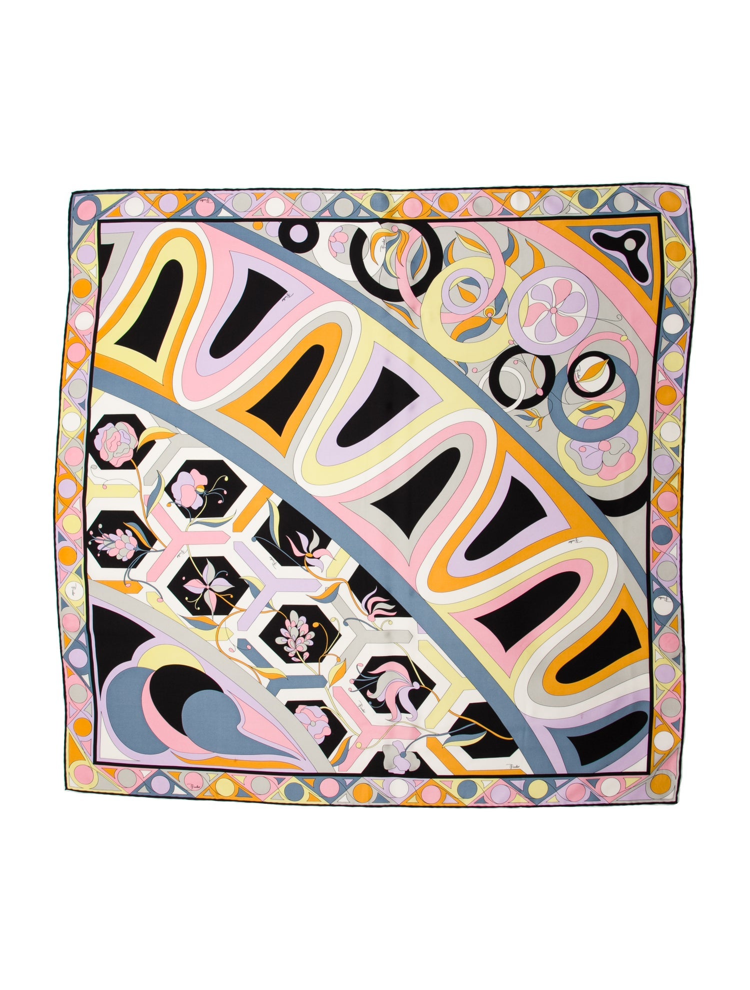 Emilio Pucci Silk Printed Scarf