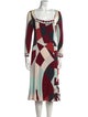 Emilio Pucci Printed Midi Length Dress