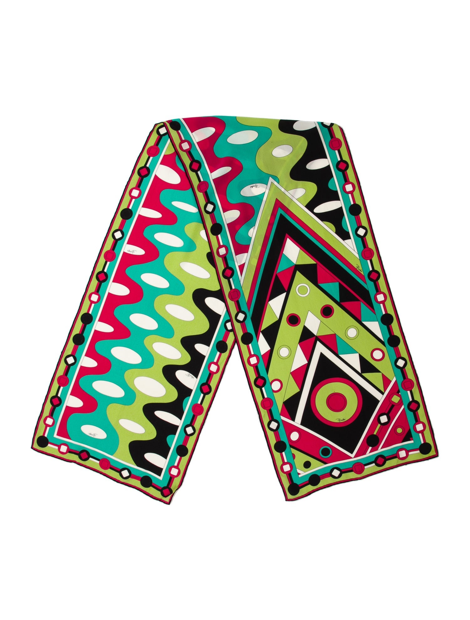 Emilio Pucci Silk Printed Scarf