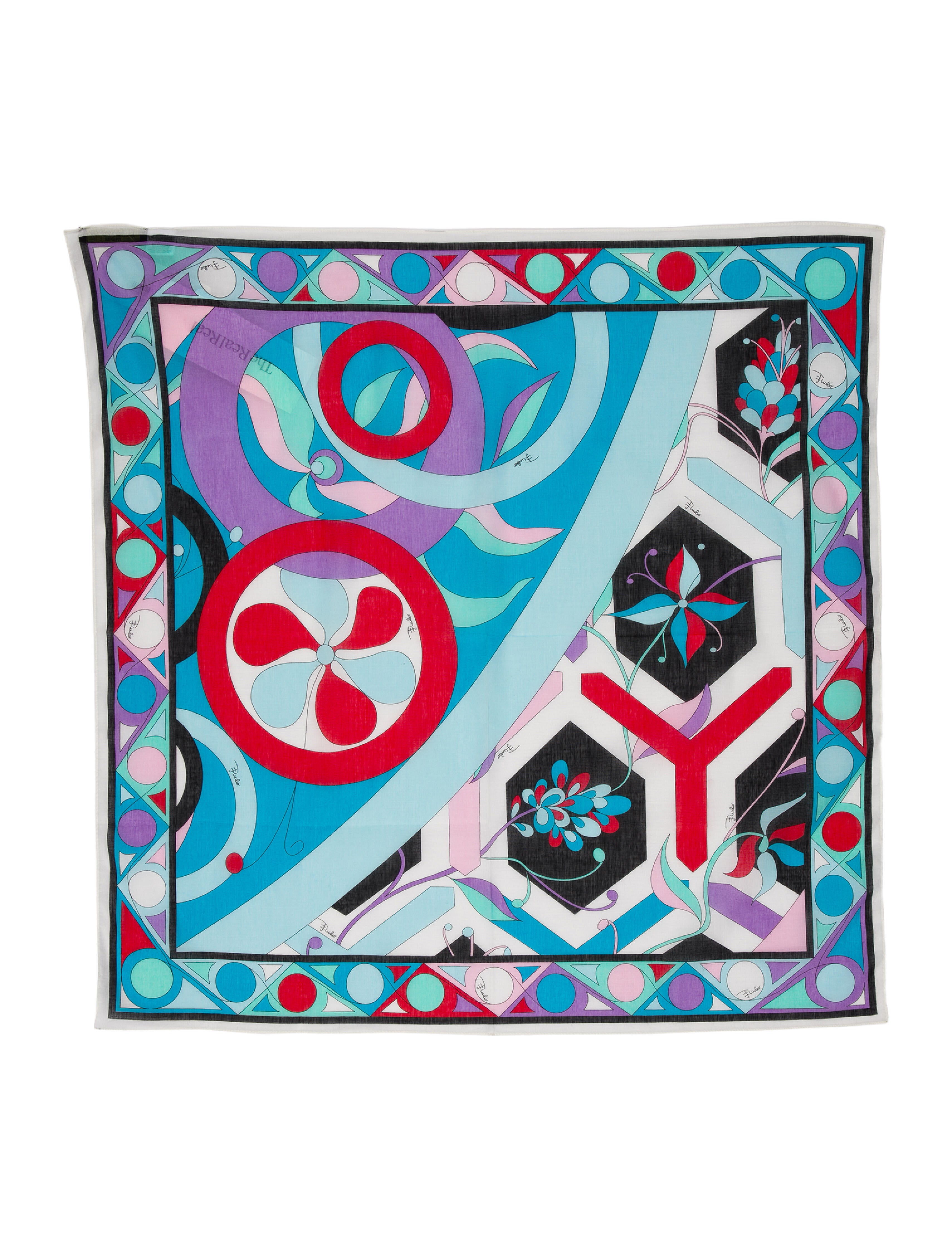 Emilio Pucci Printed Scarf w/ Tags