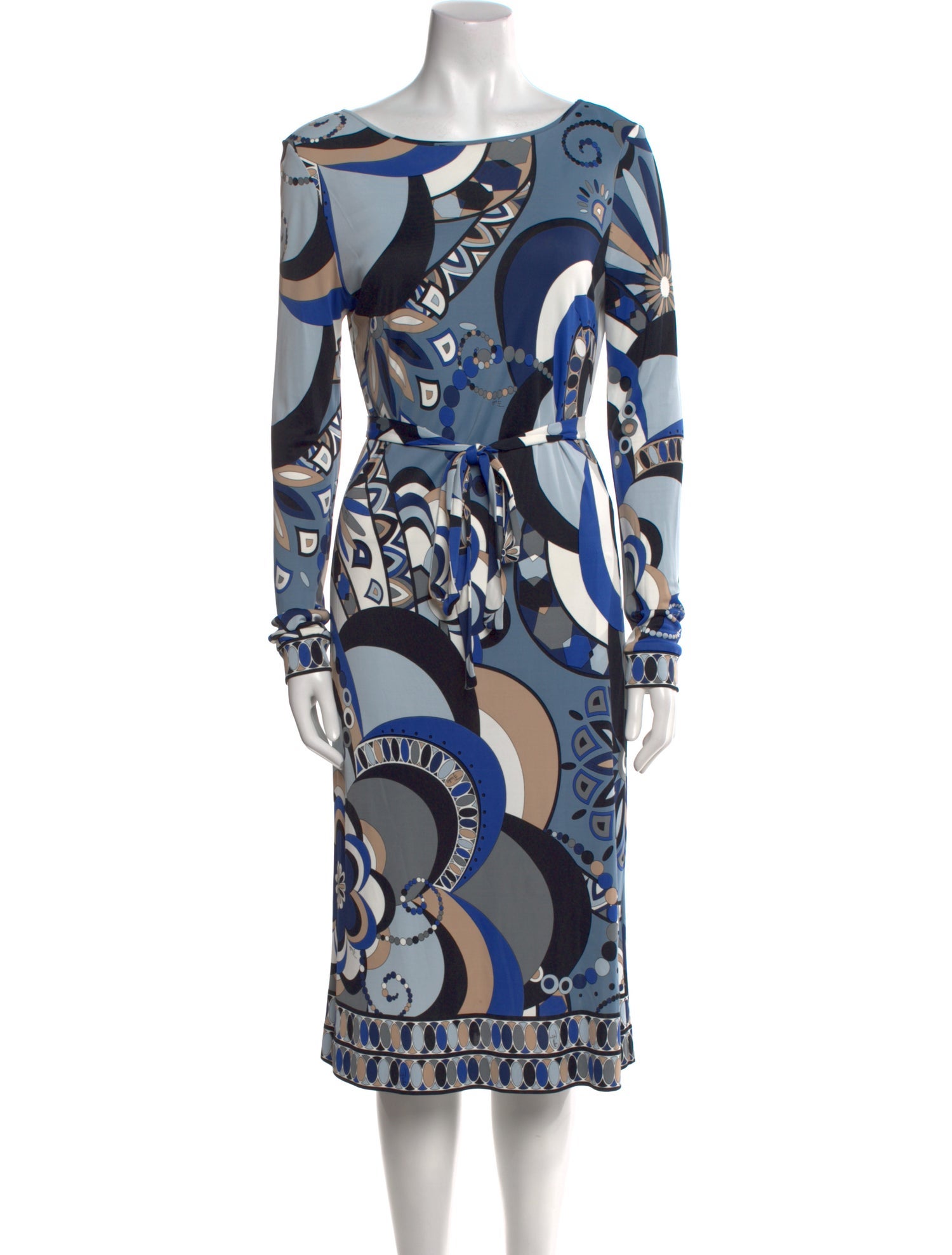 Emilio Pucci Printed Midi Length Dress