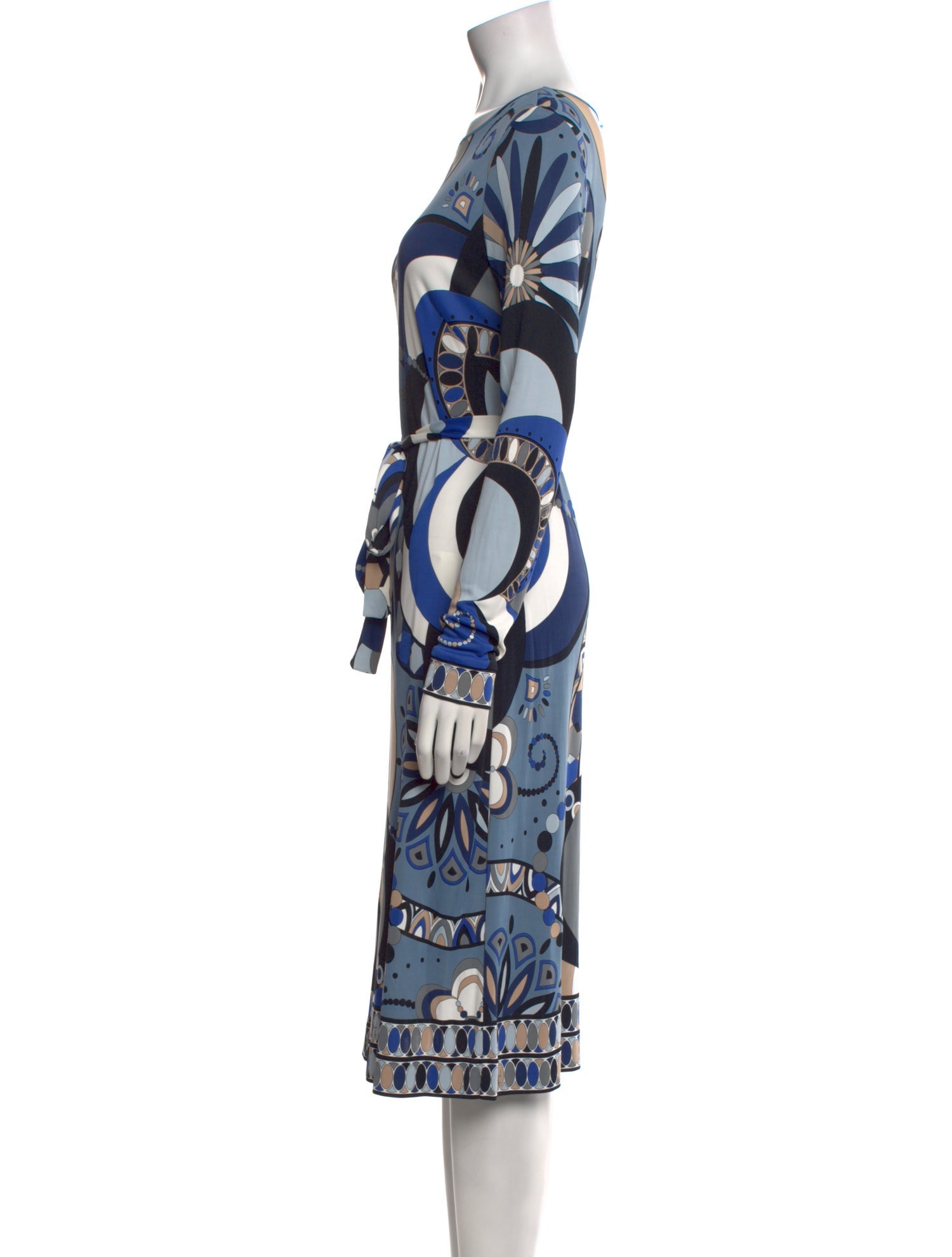 Emilio Pucci Printed Midi Length Dress
