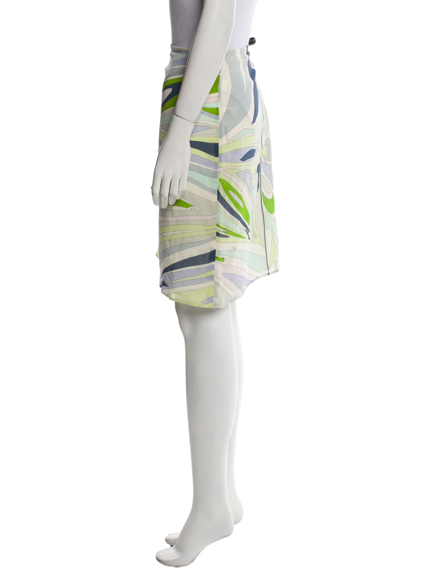 Emilio Pucci Silk Knee-Length Skirt
