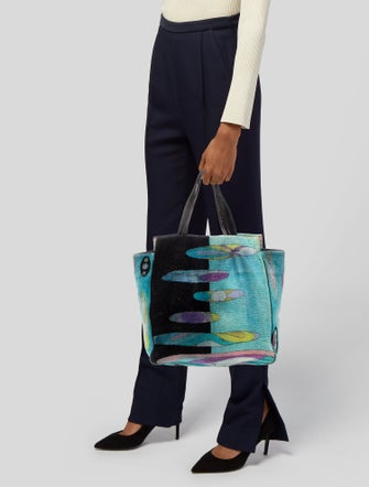 Emilio Pucci Terry Cloth Tote