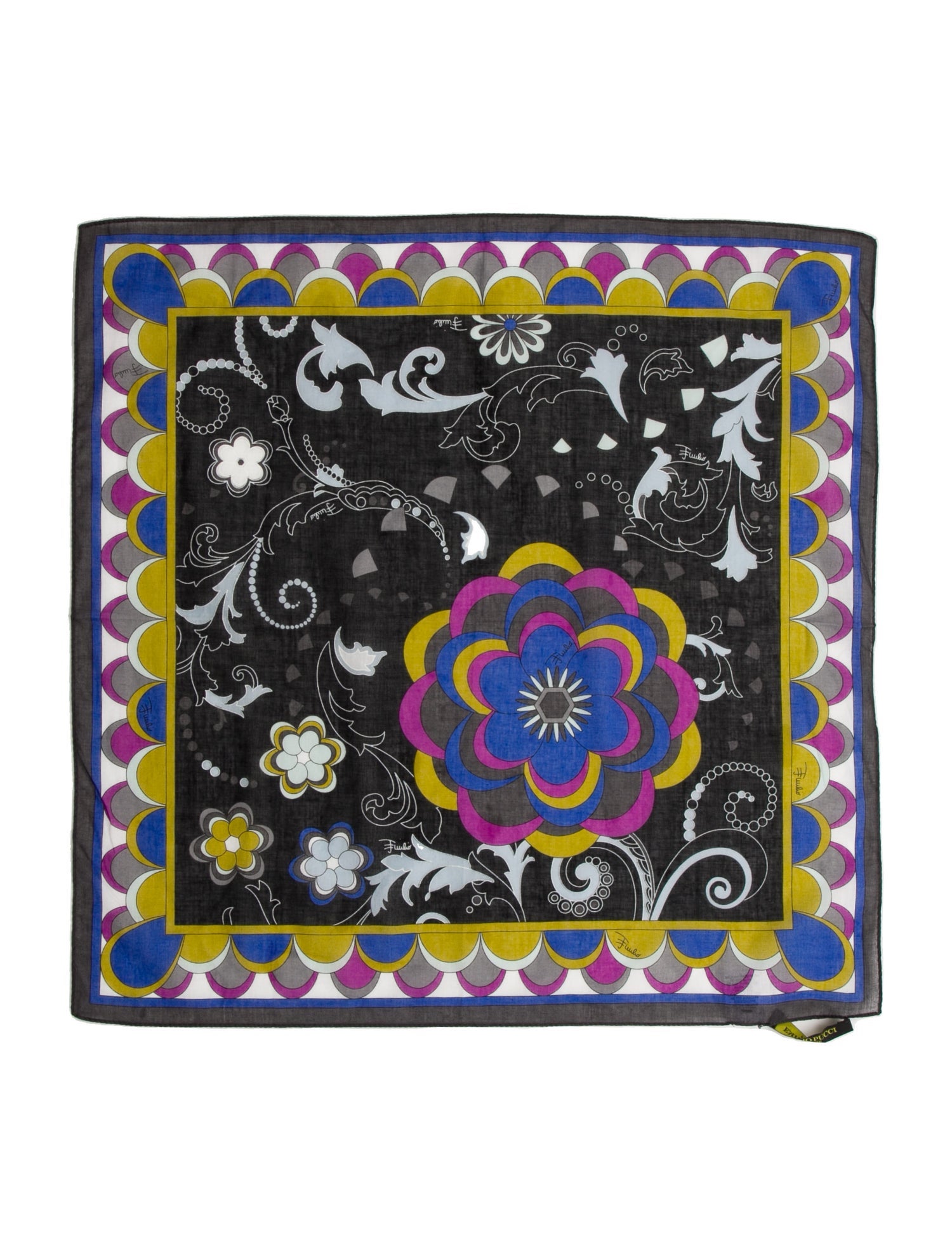 Emilio Pucci Floral Print Bandana