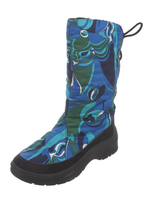 Emilio Pucci Signature Logo Printed Snow Boots