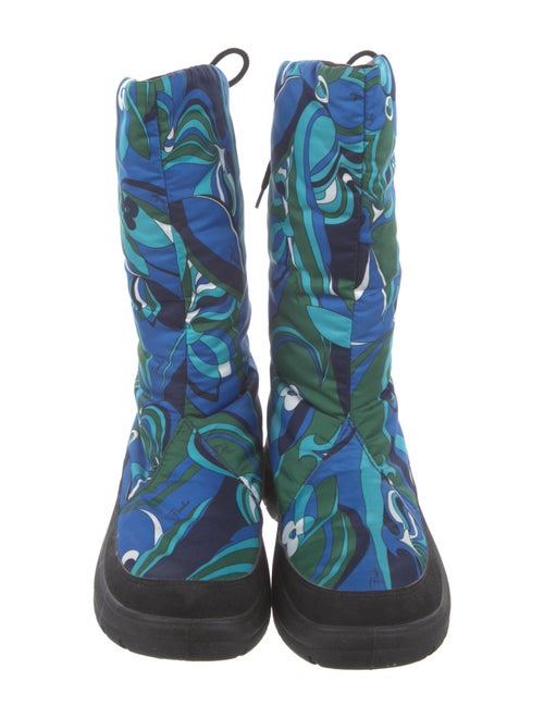 Emilio Pucci Signature Logo Printed Snow Boots