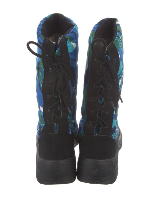 Emilio Pucci Signature Logo Printed Snow Boots