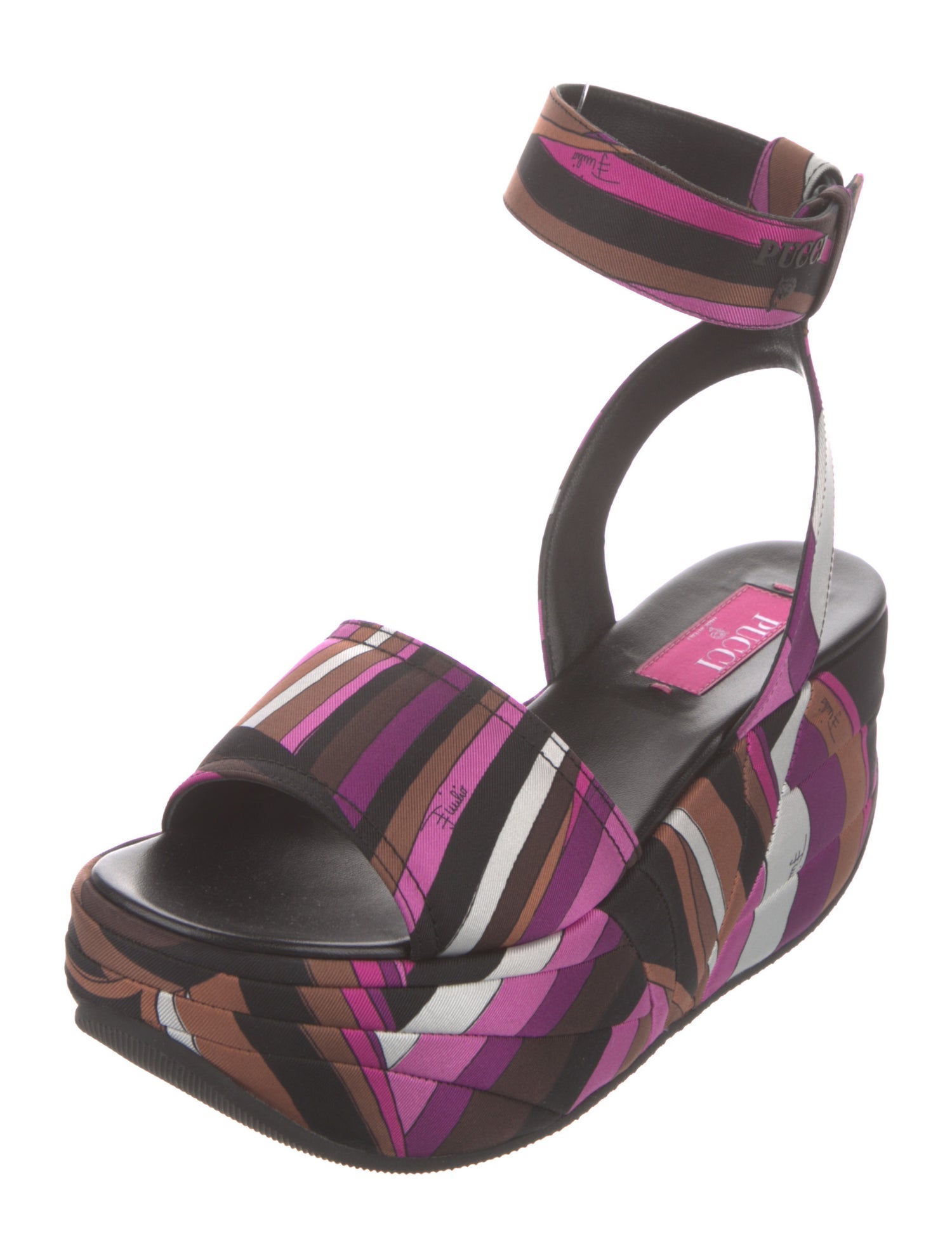 Emilio Pucci Printed Sandals w/ Tags