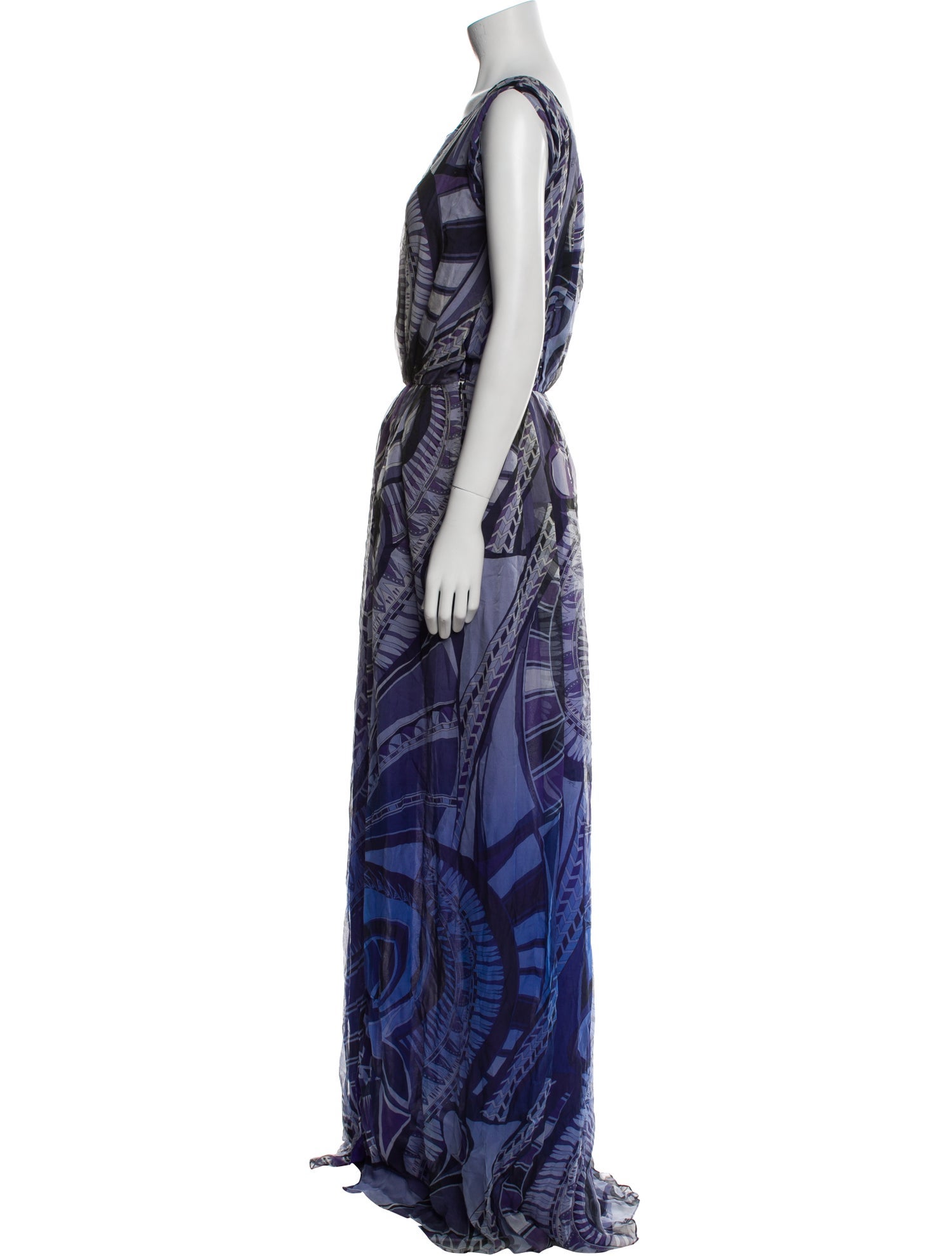 Emilio Pucci Silk Long Dress