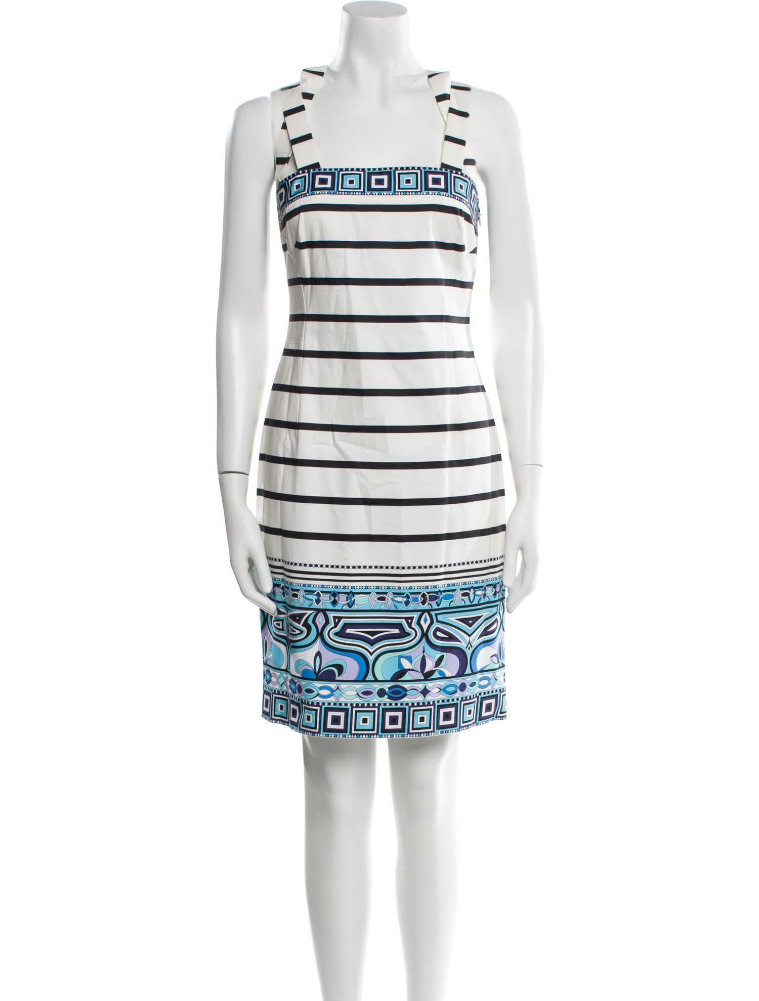 Emilio Pucci Striped Mini Dress