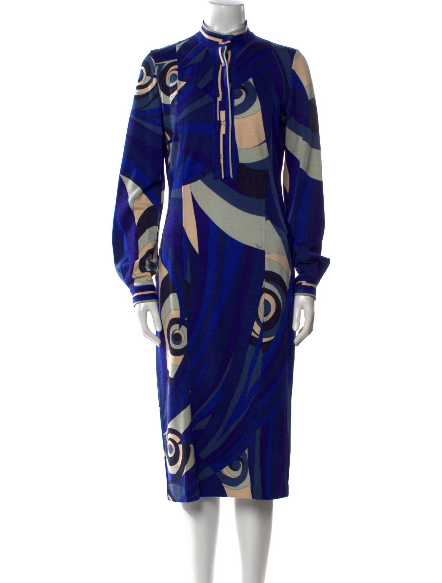 Emilio Pucci Printed Midi Length Dress