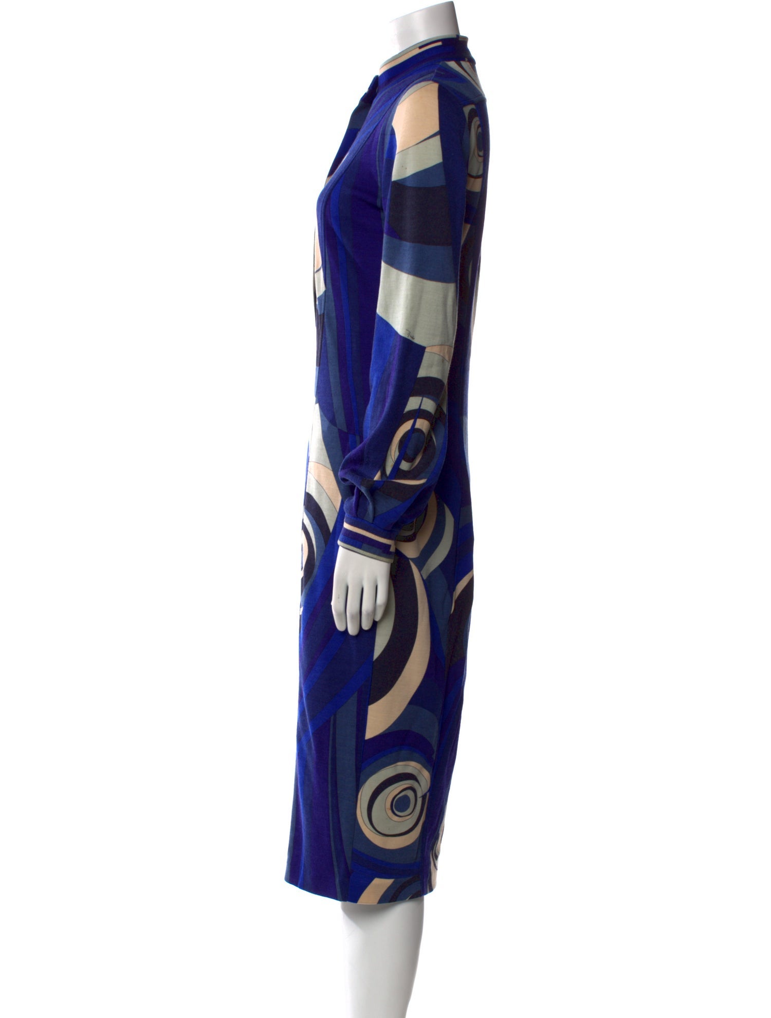 Emilio Pucci Printed Midi Length Dress