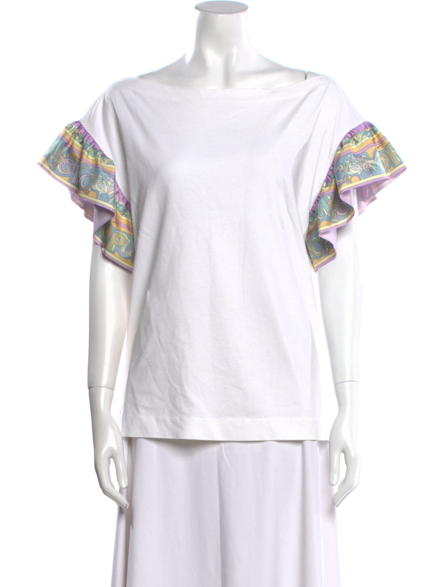 Emilio Pucci Graphic Print Scoop Neck T-Shirt