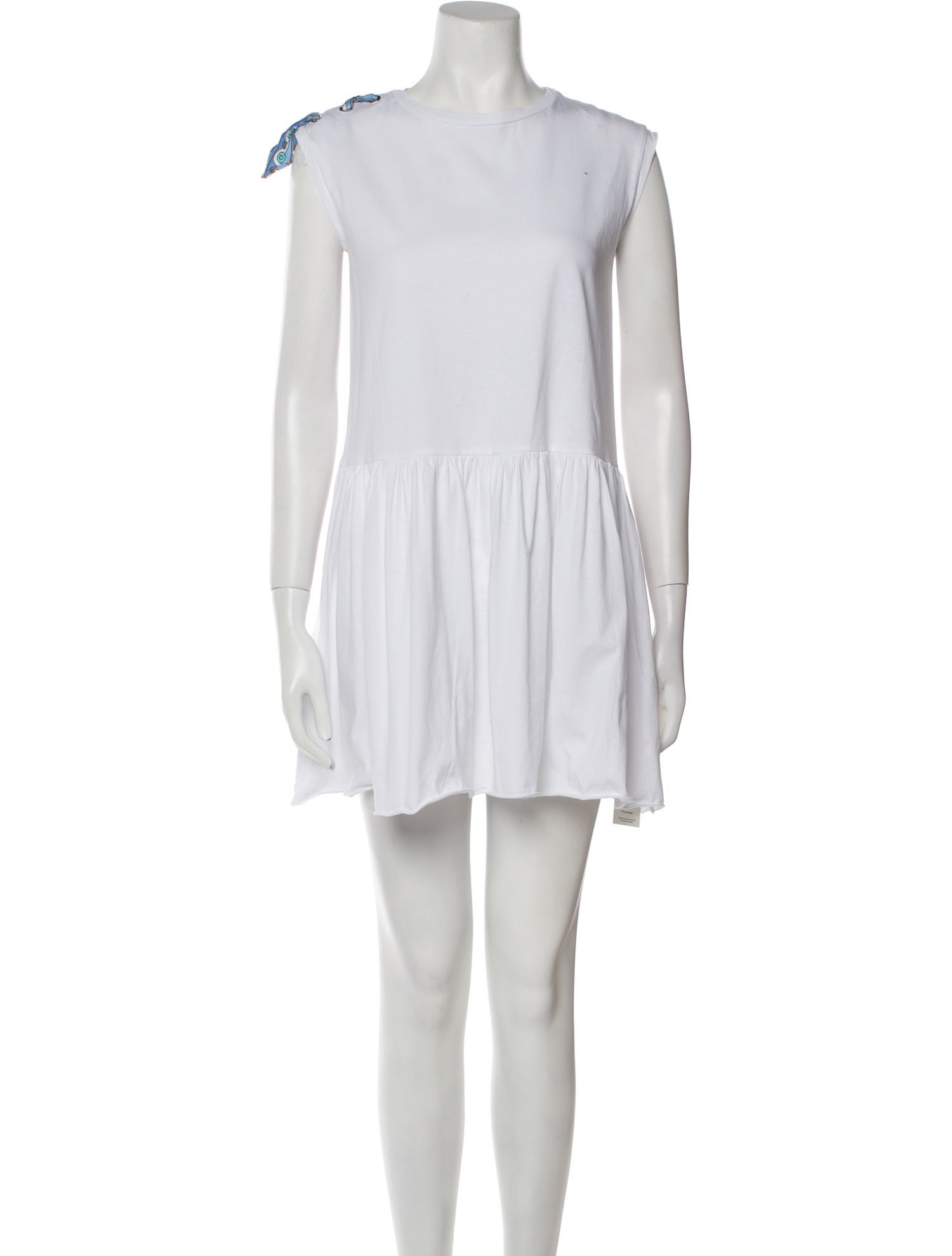 Emilio Pucci Bateau Neckline Mini Dress