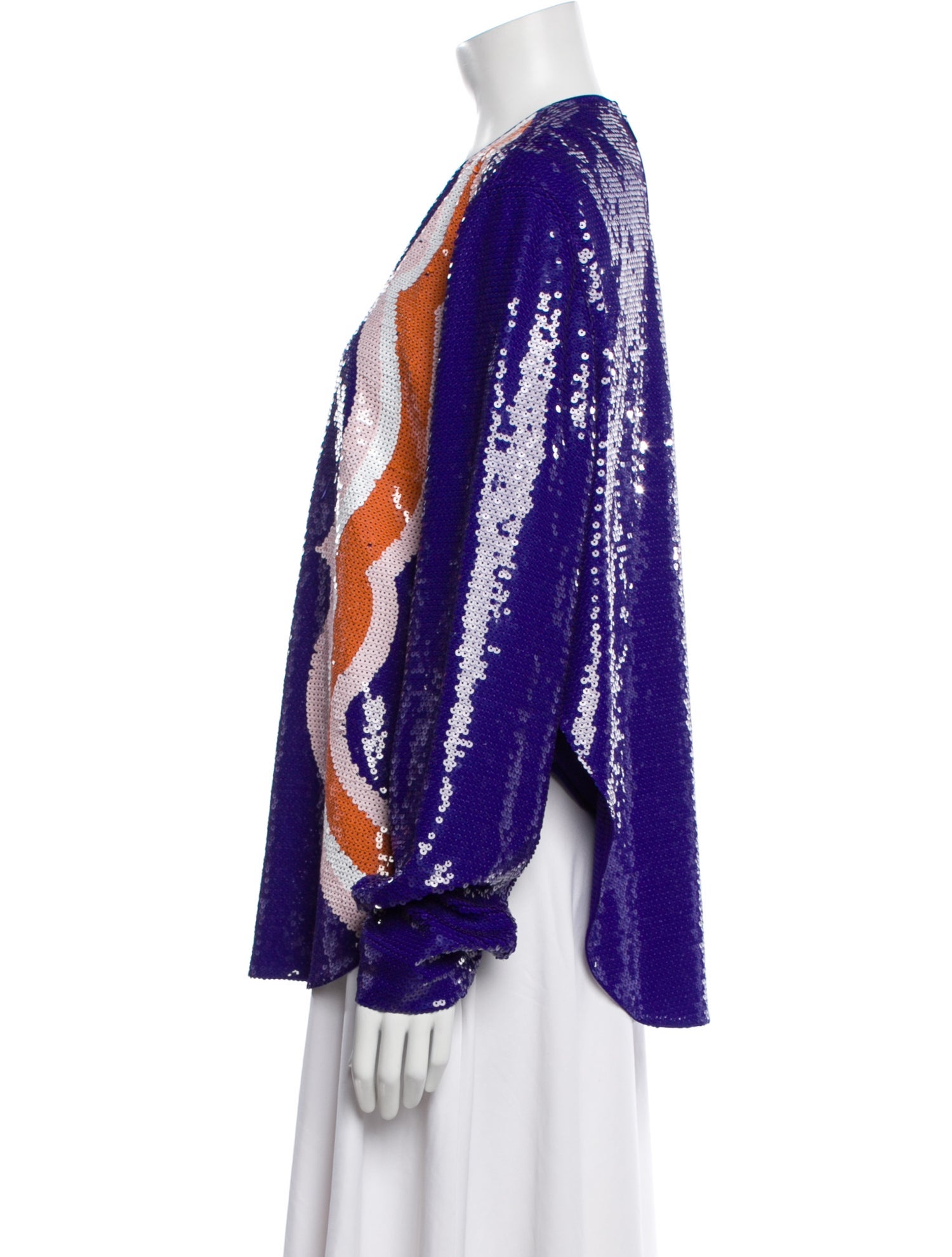 Emilio Pucci Silk Printed Button-Up Top